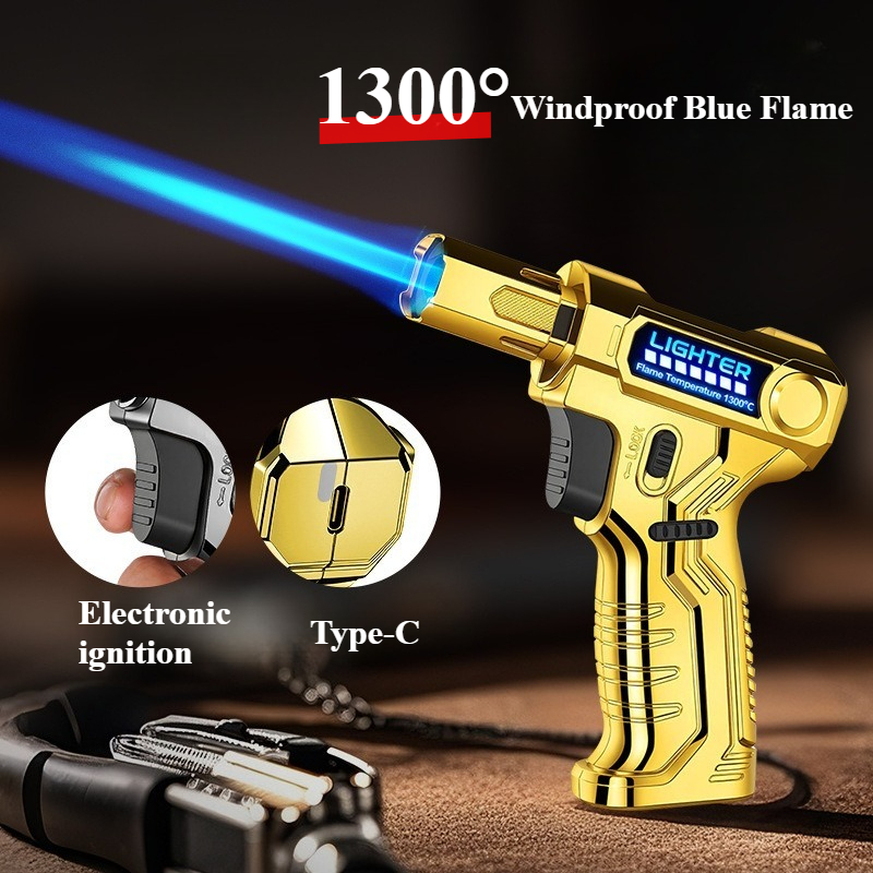 Outdoor Power Solutions - Type-C Usb Rechargeable Direct-Charge Windproof Lighter,