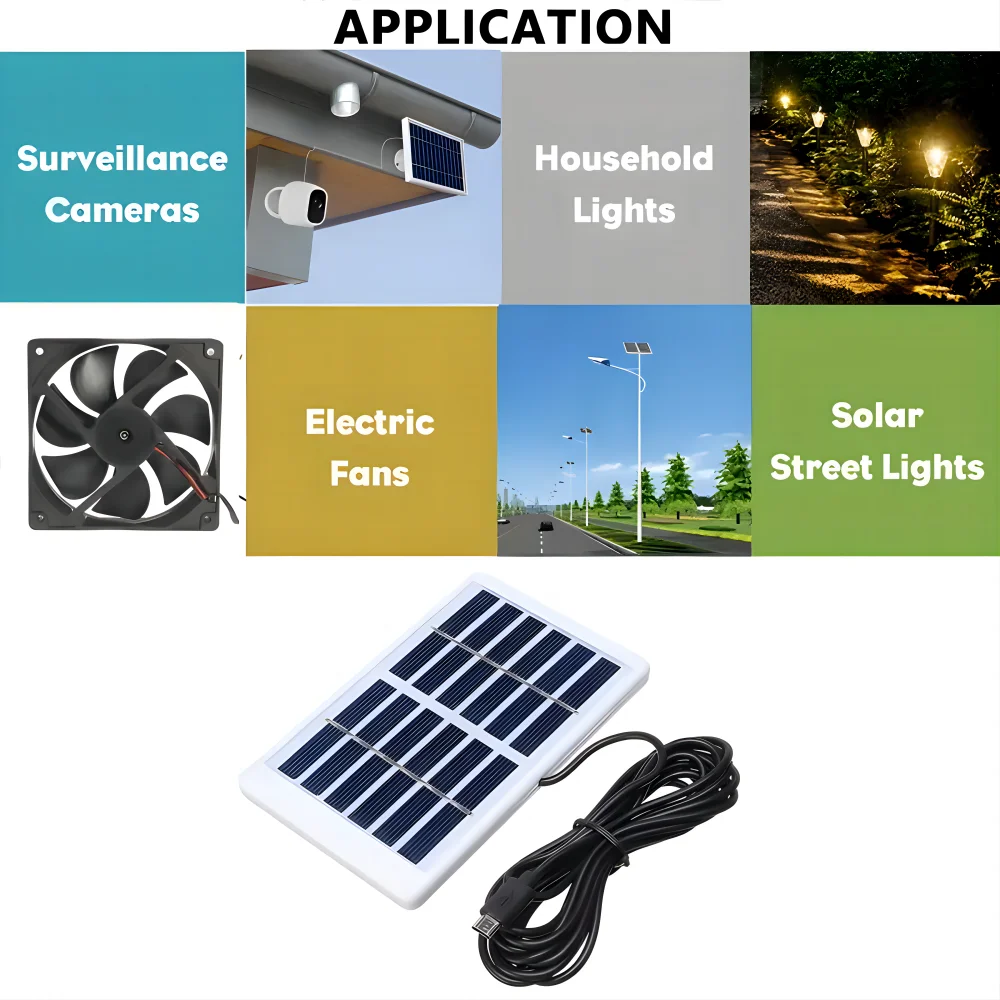 12W 6V Mini Solar Panel USB Mo - مراجعة Outdoor Power Module وسعره