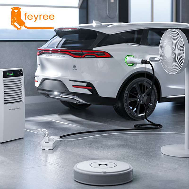 feyree V2L Cable Electric Car  - مراجعة Outdoor Power Solutions وسعره