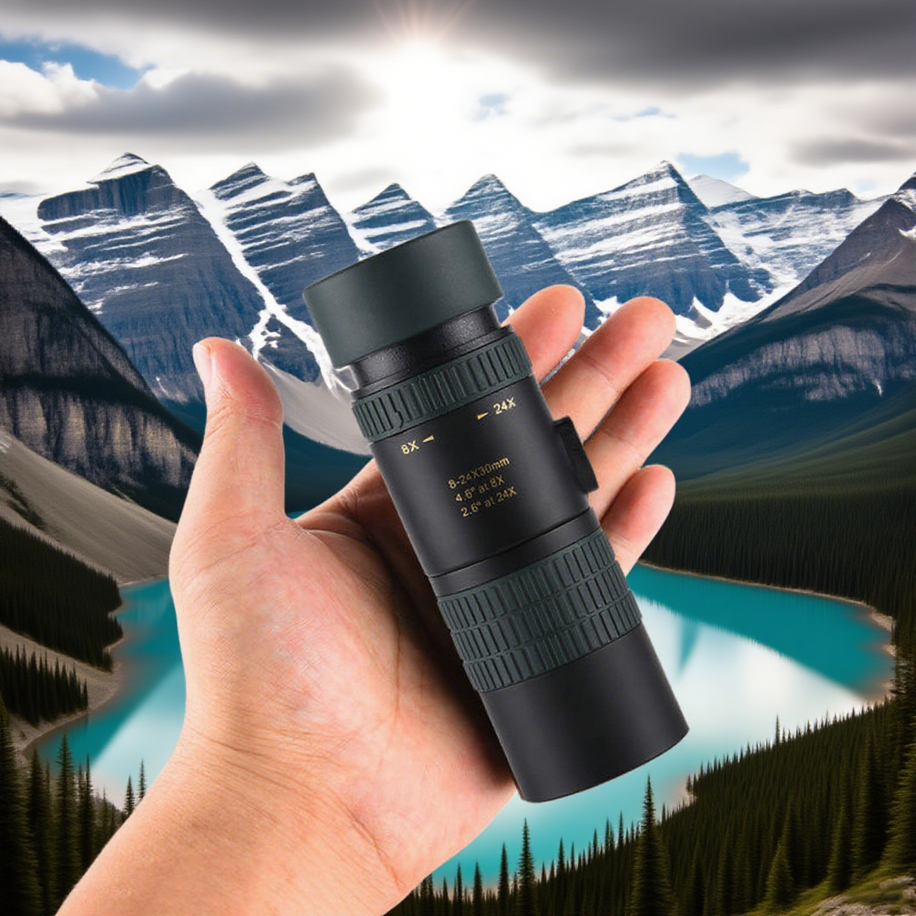 Powerful 8-24X30 Monoculars HD - مراجعة Quality Outdoor Power وسعره