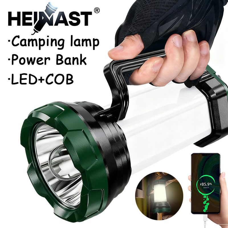 Portable Powerful LED Flashlig - مراجعة Outdoor Usb Power Bank وسعره