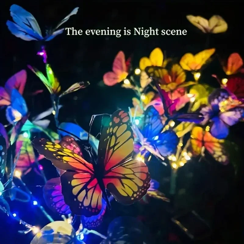 Solar LED Butterfly Garden Lig - مراجعة Outdoor Power Outlet Solar وسعره