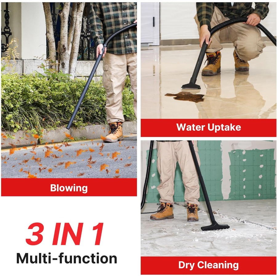 5 Gallon 4.0 HP Wet/Dry Vacuum - مراجعة Wet Dry Vacuum Shop وسعره