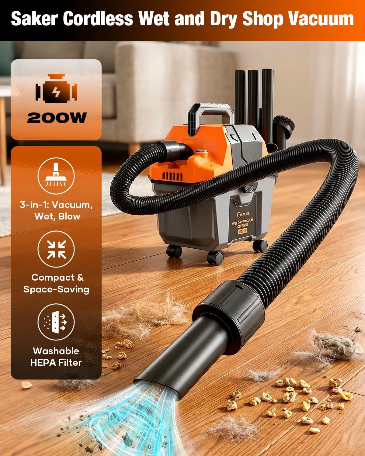 Cordless Wet and Dry Shop Vacu - مراجعة Wet Dry Vacuum Shop وسعره