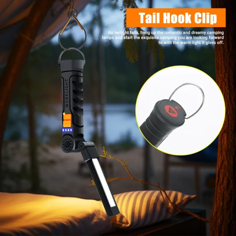 Portable COB LED Flashlight US - مراجعة Outdoor Usb Power Bank وسعره