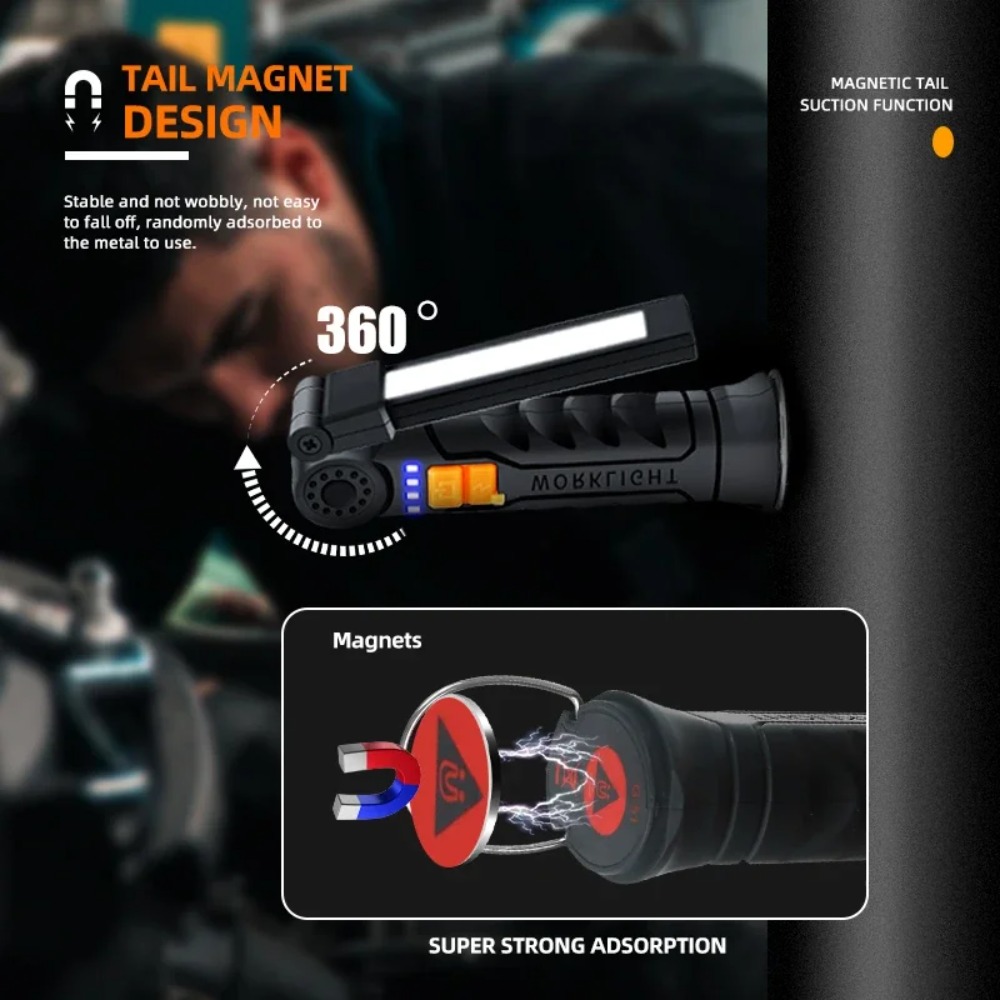 Portable COB LED Flashlight US - مراجعة Outdoor Usb Power Bank وسعره