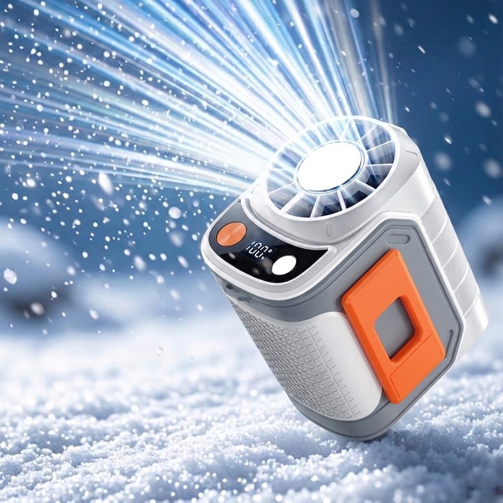 New Portable Waist Fan with US - مراجعة Outdoor Usb Power Bank وسعره