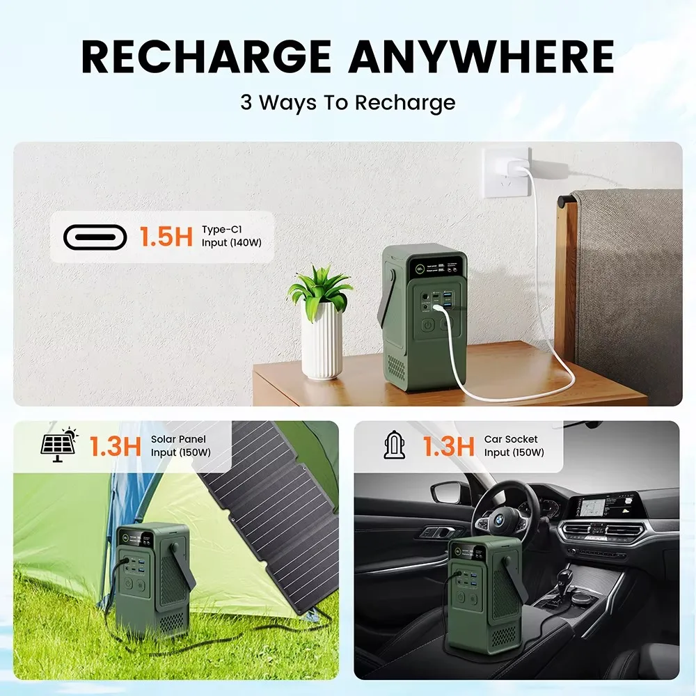 60000mAh 200W 192Wh Camping Po - مراجعة Outdoor Usb Power Bank وسعره