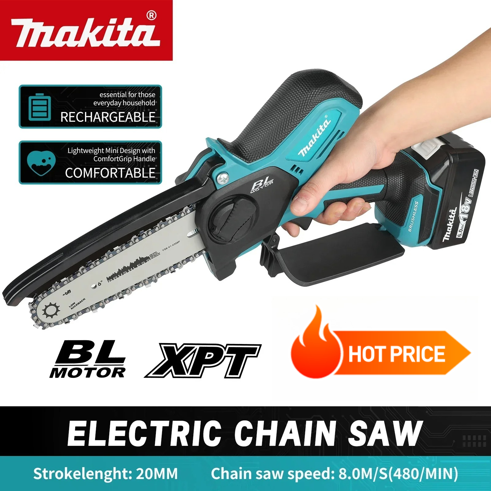 Makita Electric Chain Saw Prun - مراجعة Garden Tiller Mini وسعره