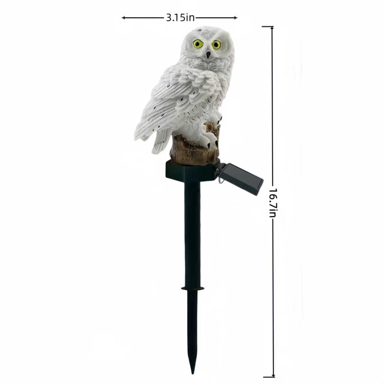 Solar Owl Garden Stake Light O - مراجعة Outdoor Power Outlet Solar وسعره