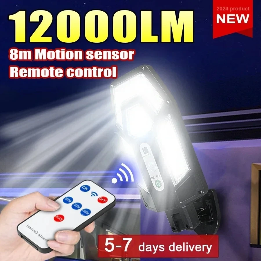 12000LM Powerful Solar Wall La - مراجعة Outdoor Power Outlet Solar وسعره