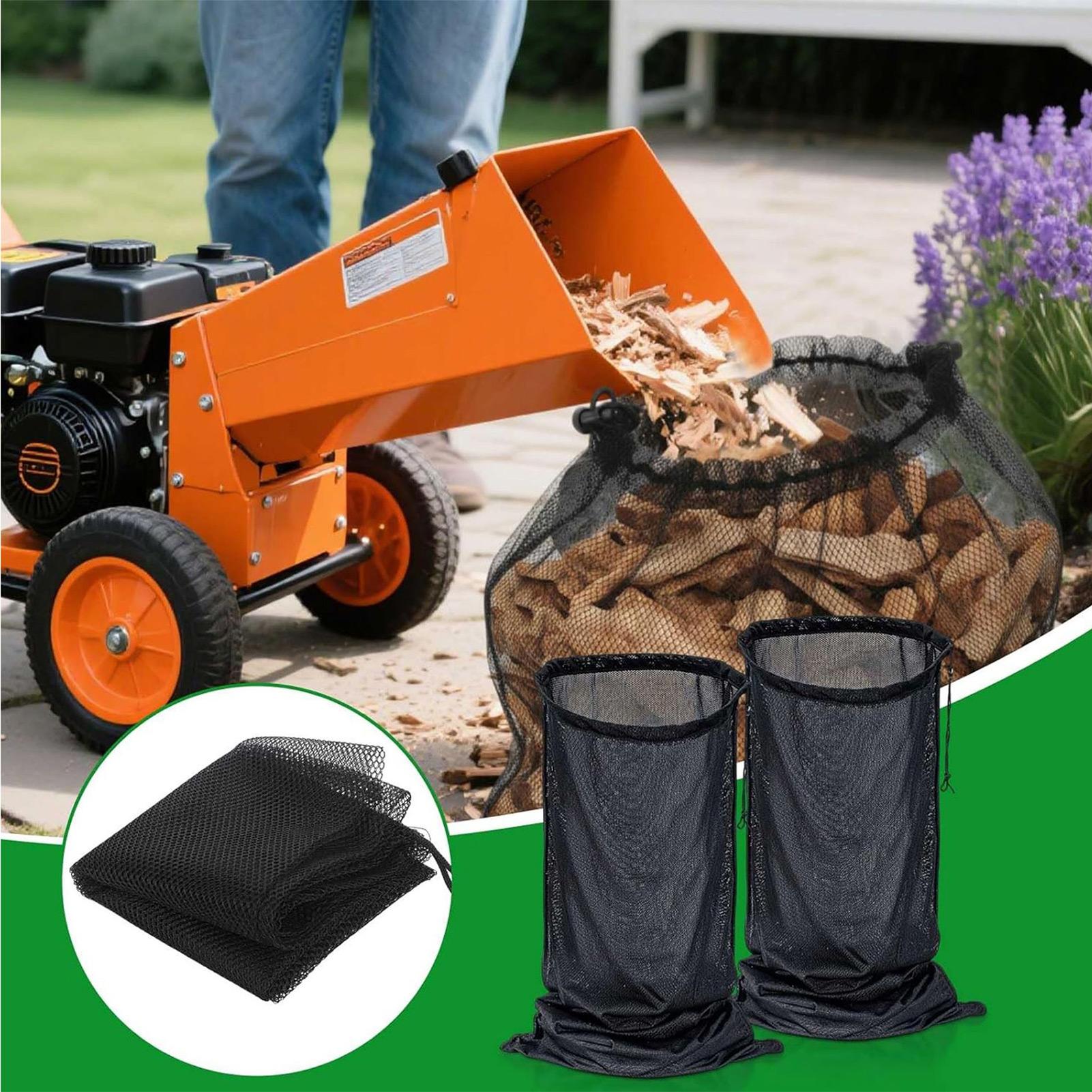 Chipper Shredder Bag Mesh Hold - مراجعة Garden Shredder Chipper وسعره