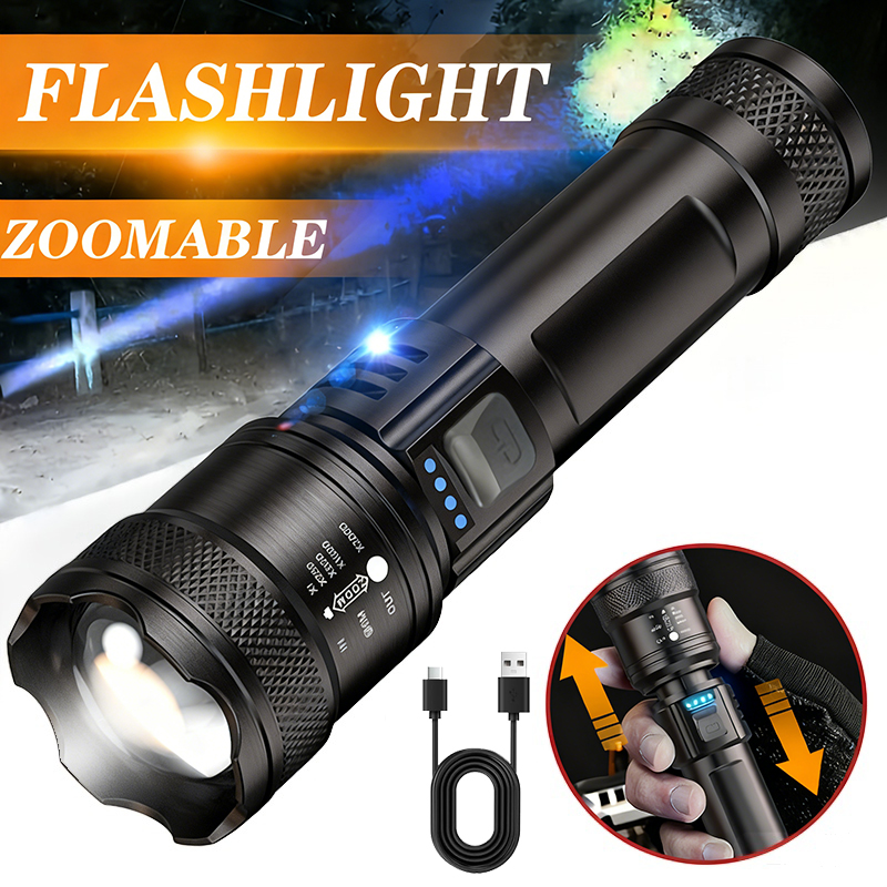 Powerful LED Flashlight Batter - مراجعة Outdoor Usb Power Bank وسعره