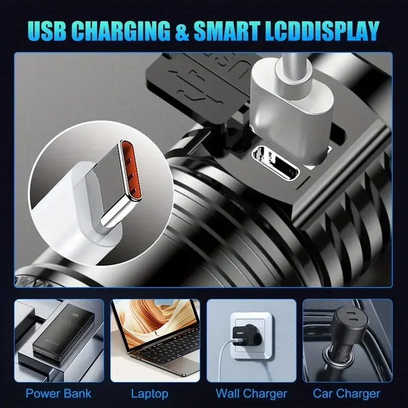 Powerful LED Flashlight Batter - مراجعة Outdoor Usb Power Bank وسعره