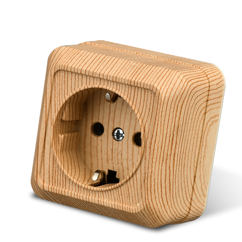 WESA Wooden Wall Surface Socke - مراجعة Outdoor Power Solutions وسعره