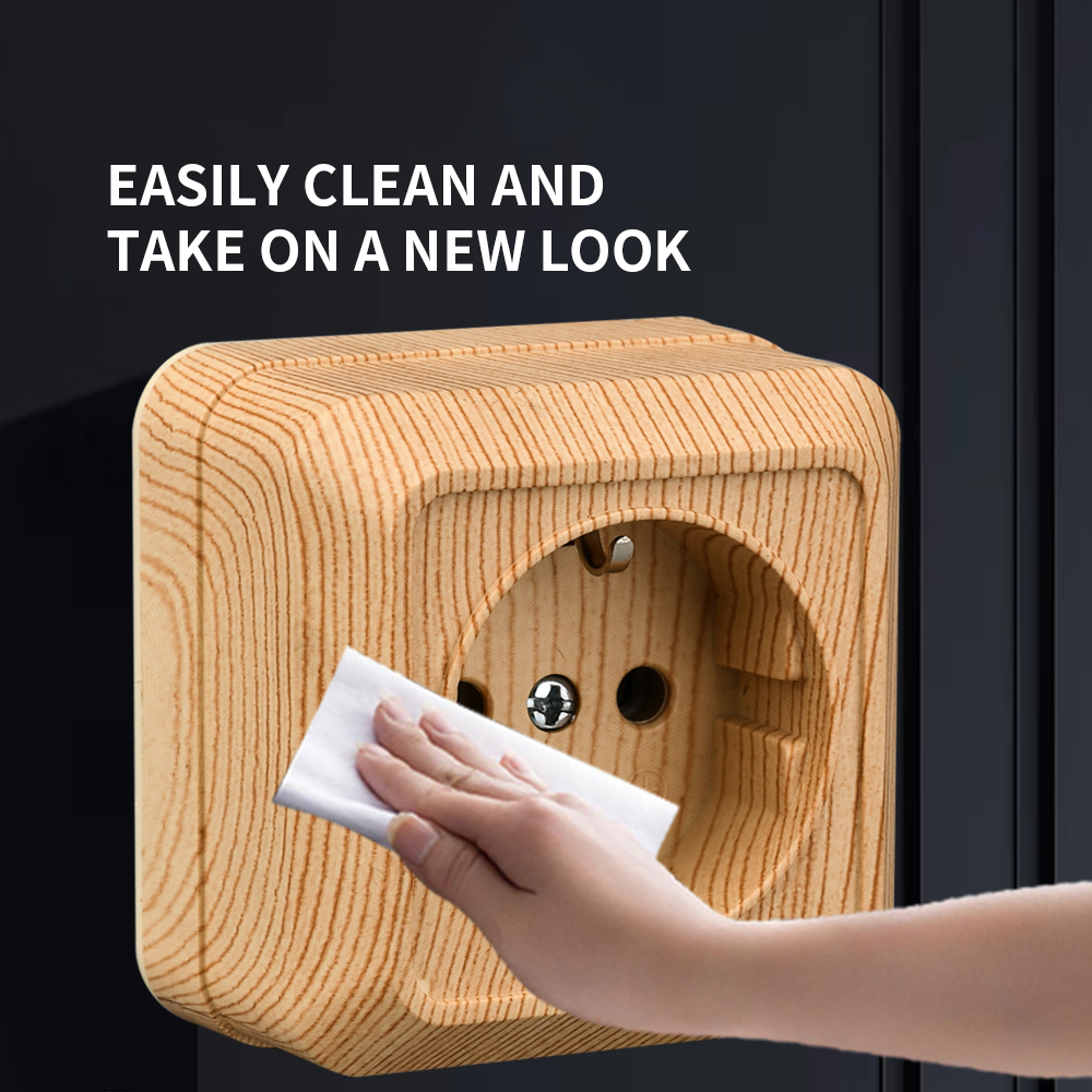 WESA Wooden Wall Surface Socke - مراجعة Outdoor Power Solutions وسعره