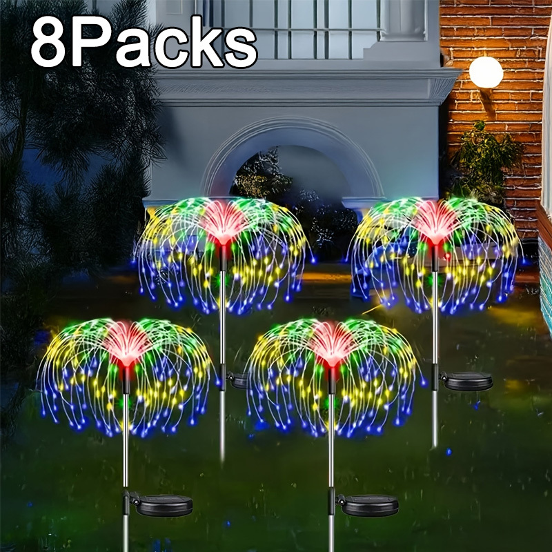 8-Mode Solar Firework Lights w - مراجعة Quality Outdoor Power وسعره