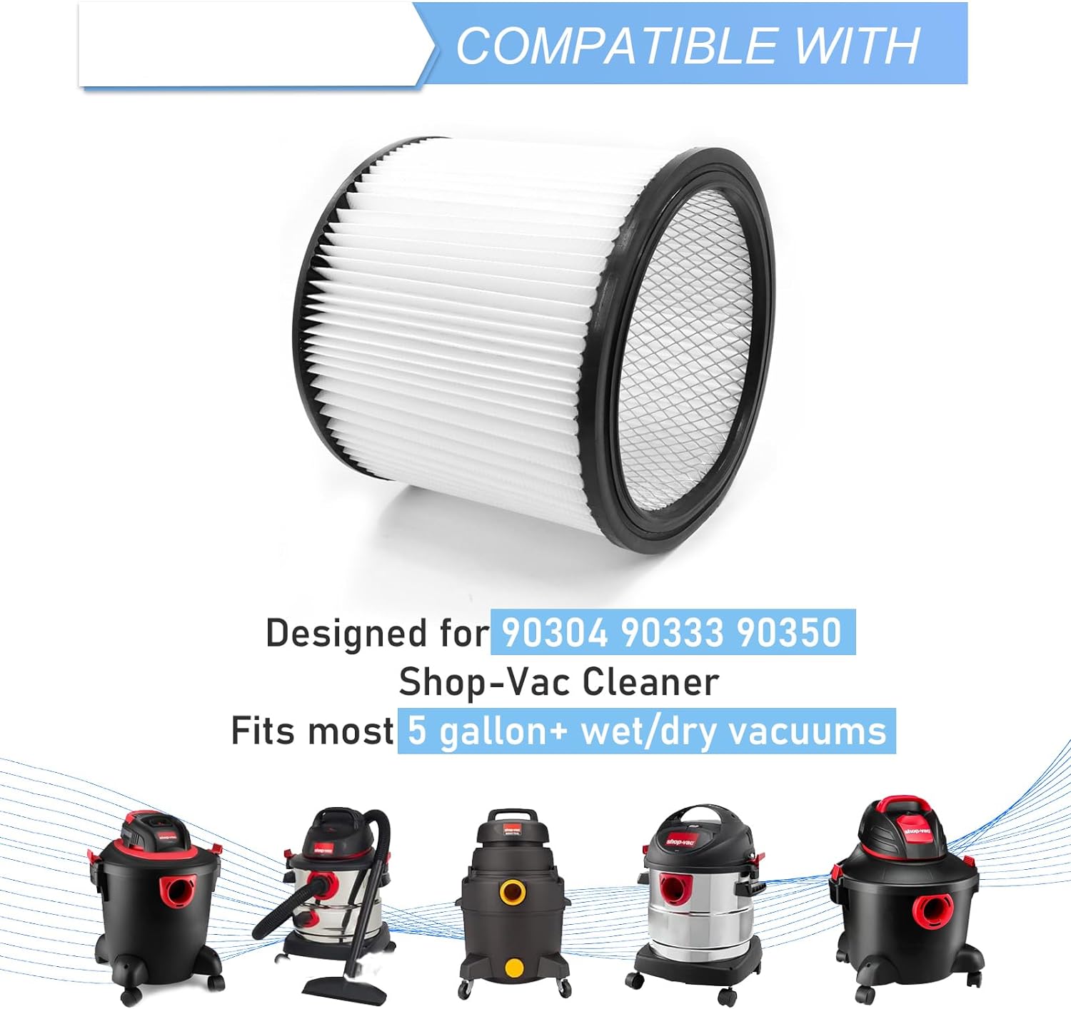 Replacement Filter For Shop-Va - مراجعة Wet Dry Vacuum Shop وسعره