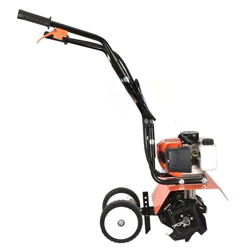 New UM 52CC Small  Hand Push T - مراجعة Garden Tiller Mini وسعره