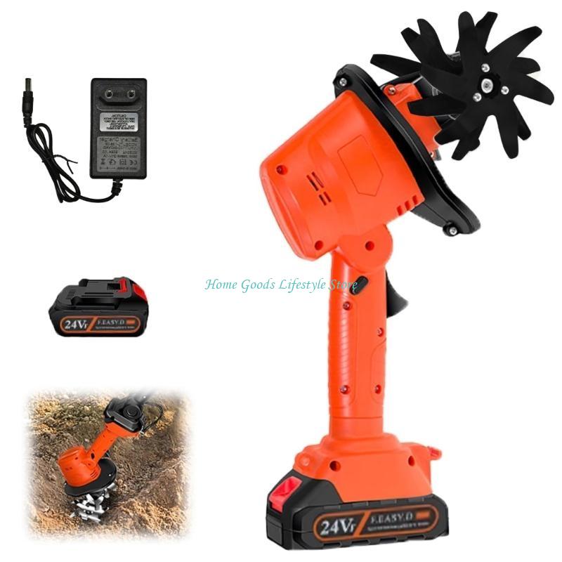 E74E Cordless Mini Tiller 21V  - مراجعة Garden Tiller Mini وسعره