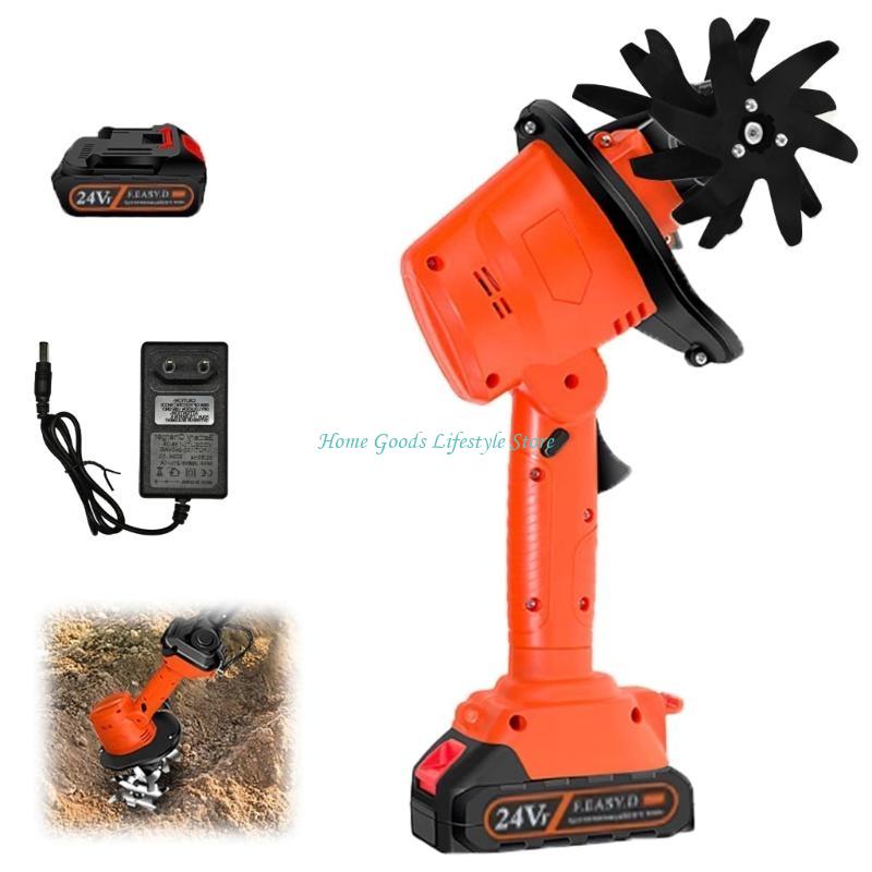 E74E Cordless Mini Tiller 21V  - مراجعة Garden Tiller Mini وسعره