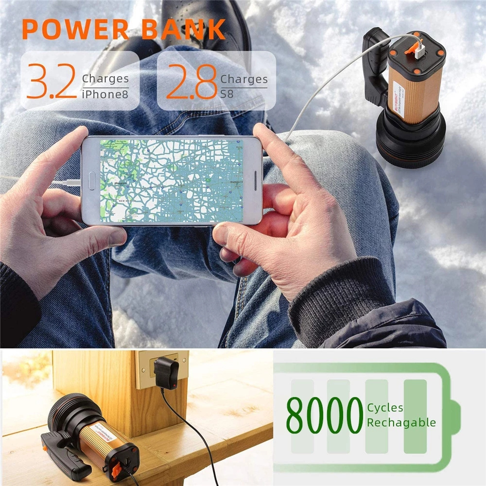 150W Powerful Flashlight 50000 - مراجعة Outdoor Power Meter Bike وسعره