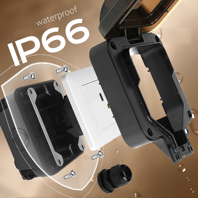 Avoir IP66 Wall Waterproof Soc - مراجعة Outdoor Power Solutions وسعره