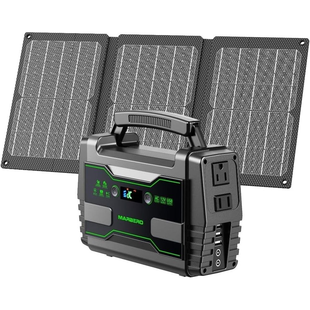 155Wh Portable Power Station w - مراجعة Outdoor Power Outlet Solar وسعره