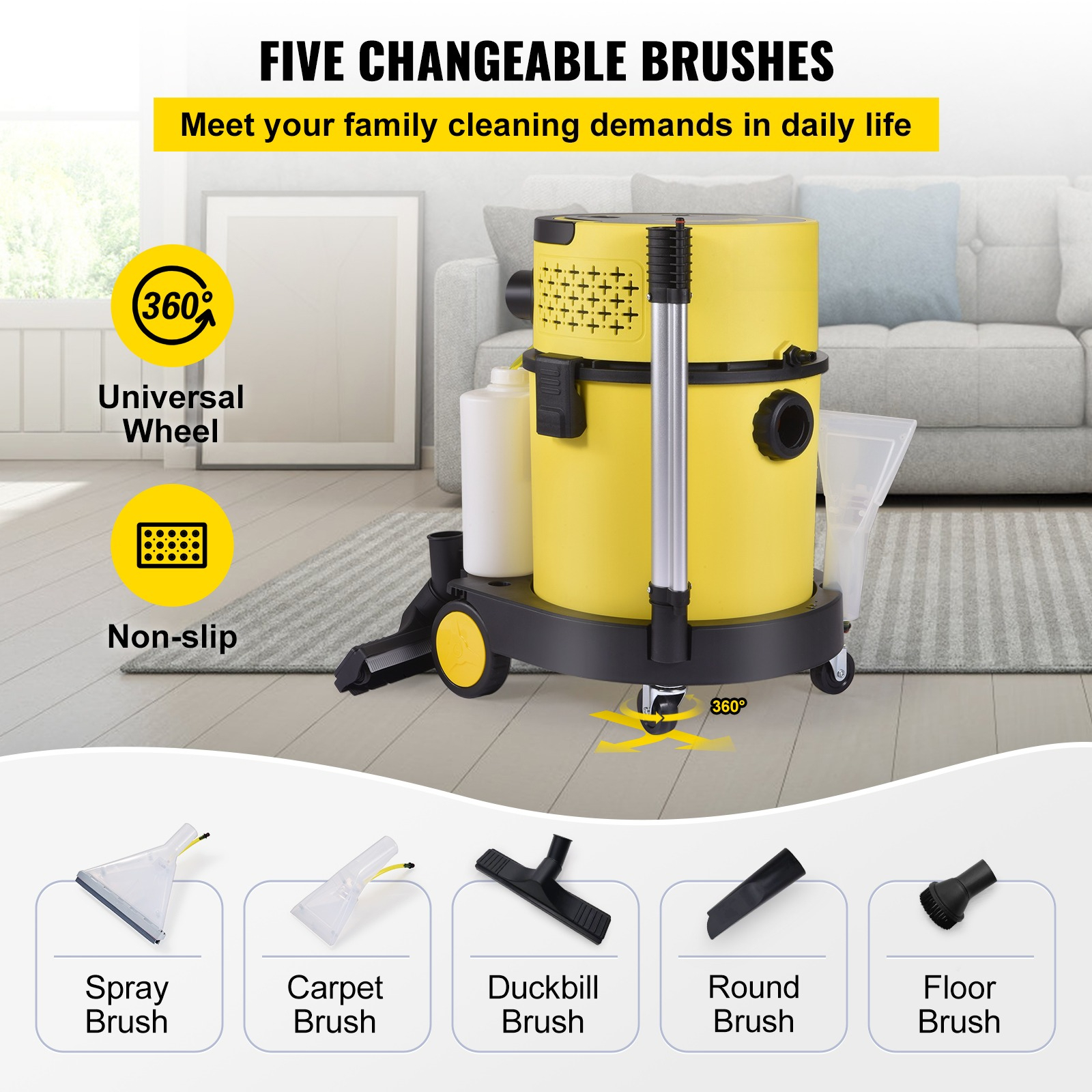 Wet Dry Vacuum Cleaner 5.3 Gal - مراجعة Wet Dry Vacuum Shop وسعره