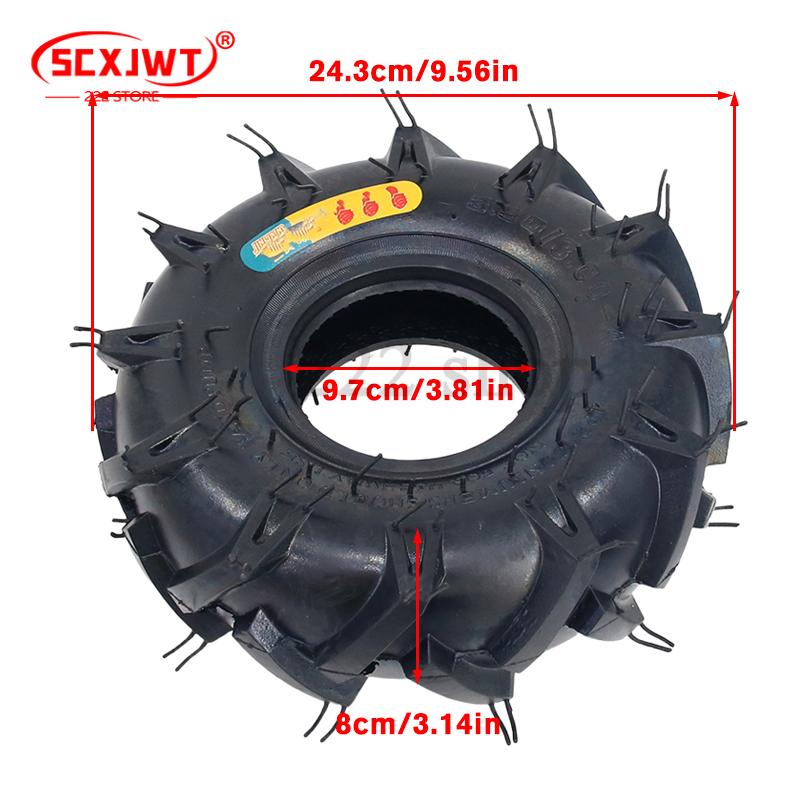 Mini ATV 3.50/3.00-4 Inch Tire - مراجعة Garden Tiller Mini وسعره