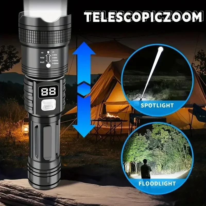 P50 High Brightness Flashlight - مراجعة Outdoor Usb Power Bank وسعره