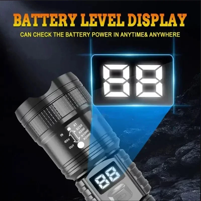 P50 High Brightness Flashlight - مراجعة Outdoor Usb Power Bank وسعره