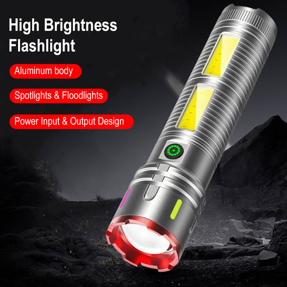 BORUiT Zoomable LED Flashlight - مراجعة Outdoor Power Meter Bike وسعره