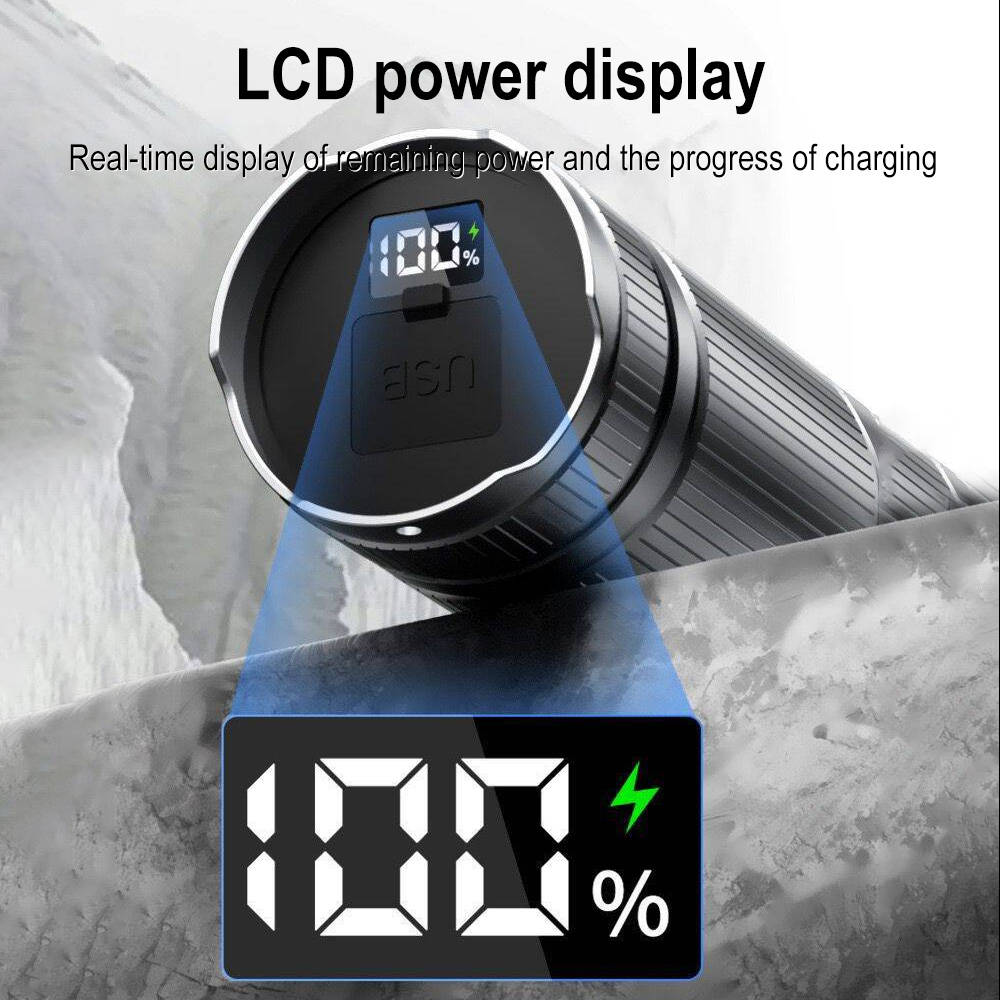 BORUiT Zoomable LED Flashlight - مراجعة Outdoor Power Meter Bike وسعره