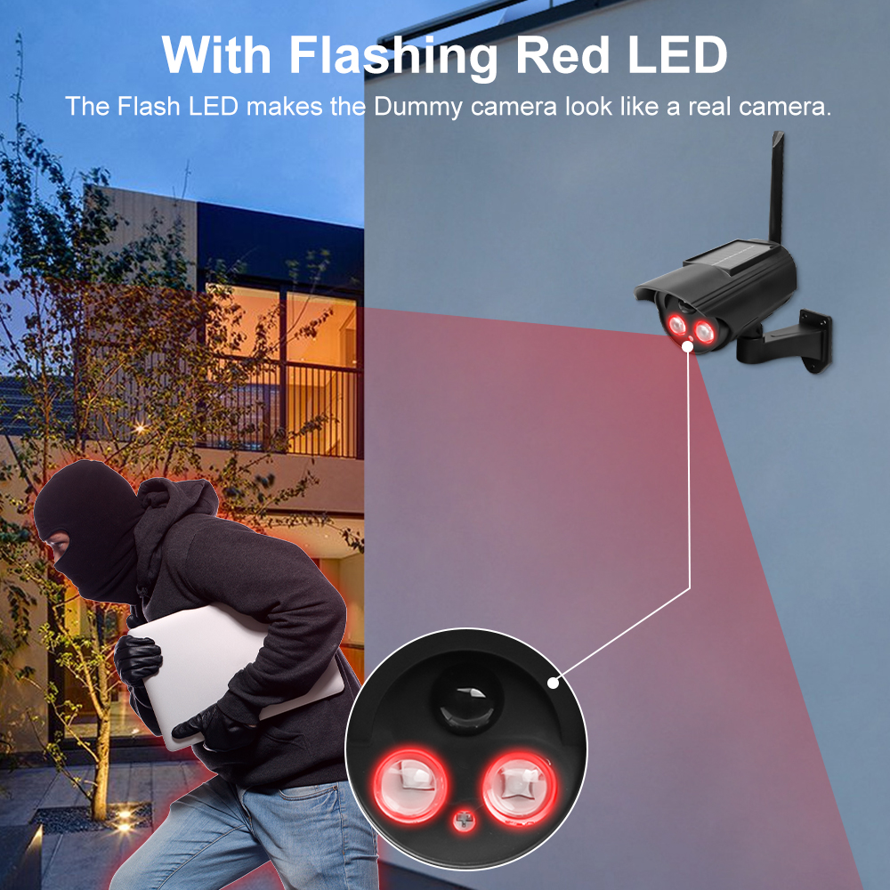 Outdoor Solar Simulation Camer - مراجعة Outdoor Power Outlet Solar وسعره