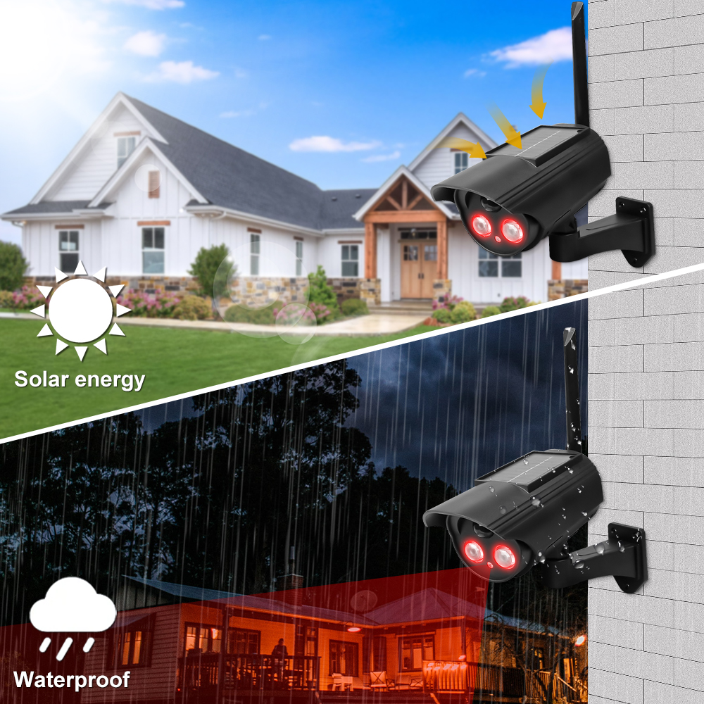 Outdoor Solar Simulation Camer - مراجعة Outdoor Power Outlet Solar وسعره