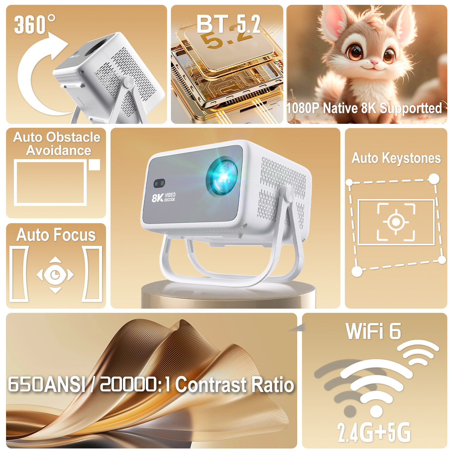 Velec New Projector 8K Video D - مراجعة Outdoor Power Module وسعره