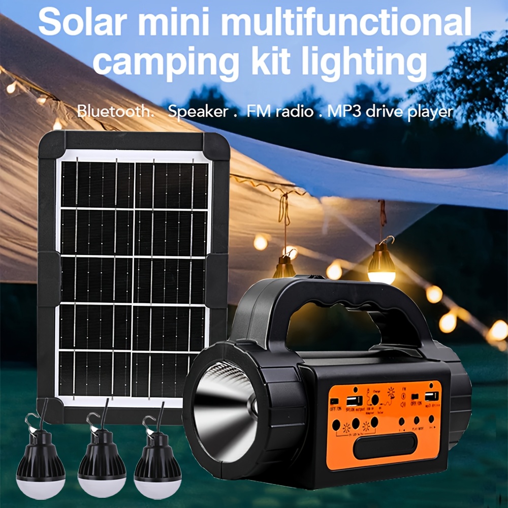 Solar Rechargeable Camping Lig - مراجعة Outdoor Usb Power Bank وسعره