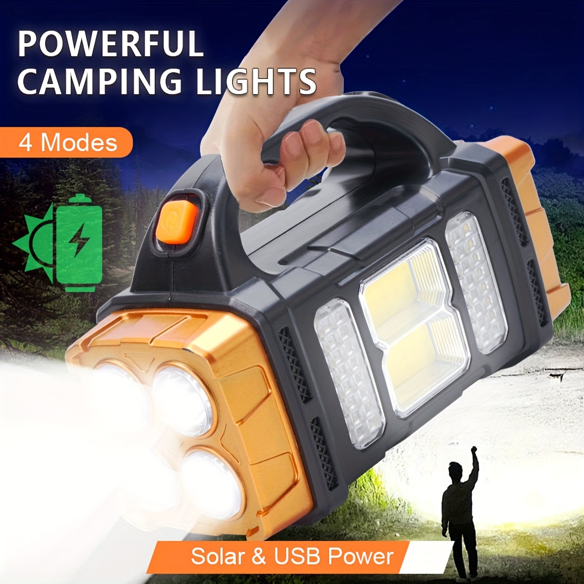 New Upgrade Rechargeable High  - مراجعة Outdoor Power Outlet Solar وسعره