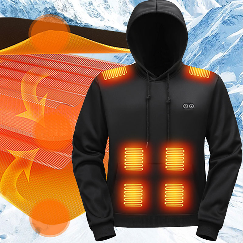17 Zone Heating Hoodie Sweatsh - مراجعة Outdoor Usb Power Bank وسعره