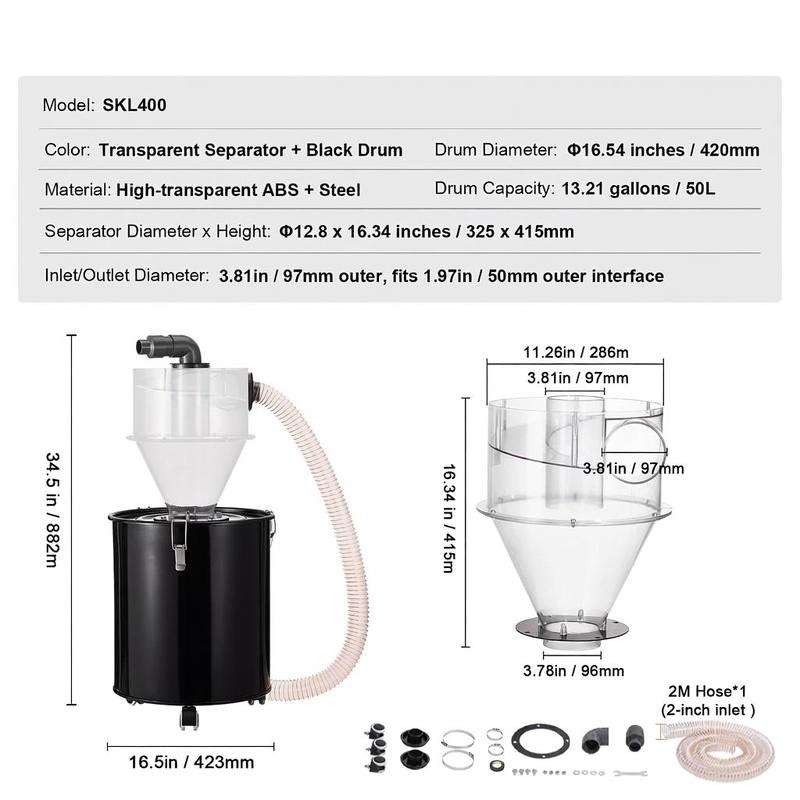 Particle Interceptor 13.21 Gal - مراجعة Wet Dry Vacuum Shop وسعره