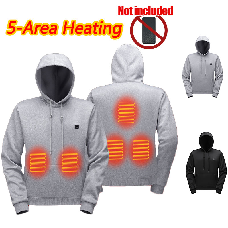 5 Zone Heating Hoodie Heating  - مراجعة Outdoor Usb Power Bank وسعره