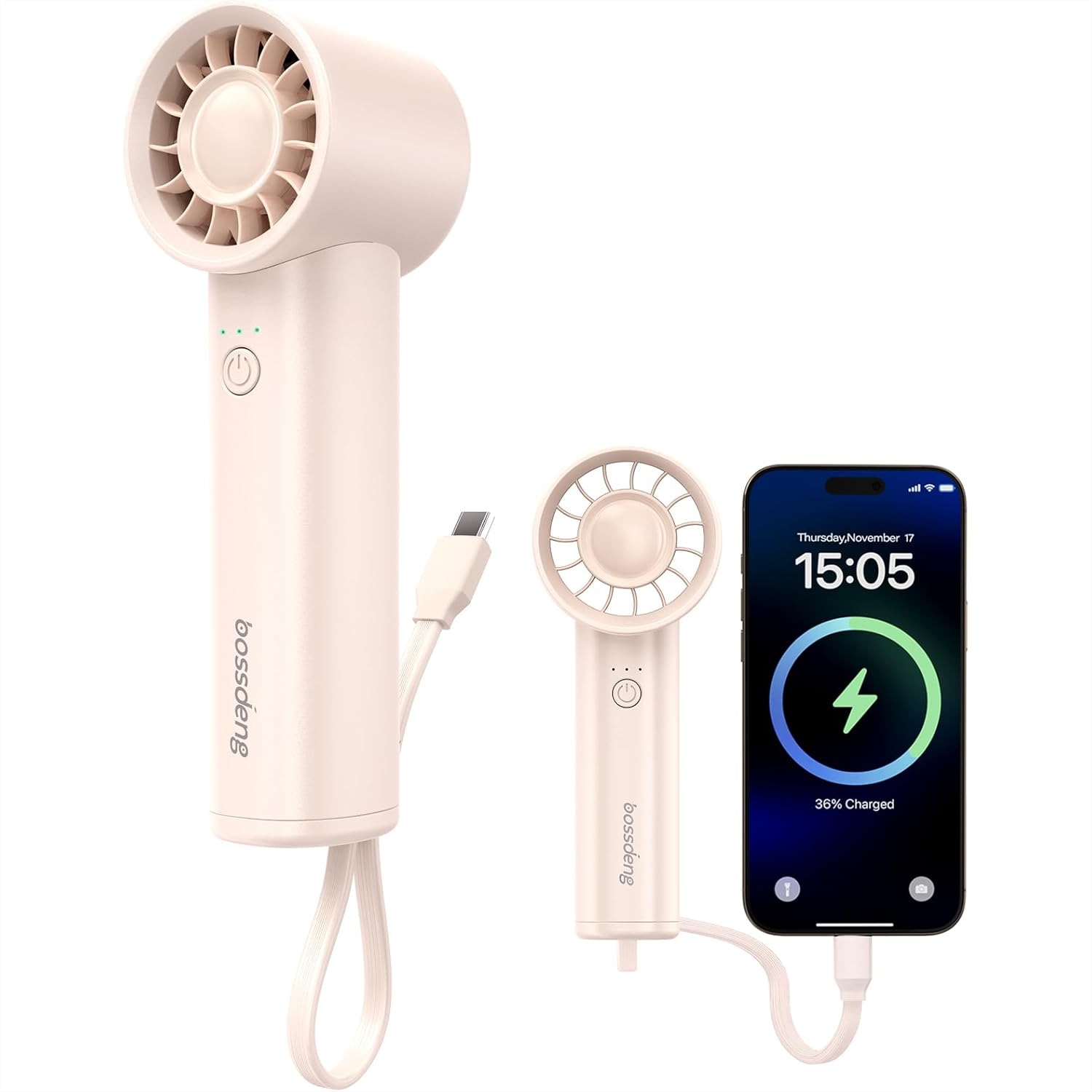 Portable Handheld Fan with Pow - مراجعة Outdoor Usb Power Bank وسعره