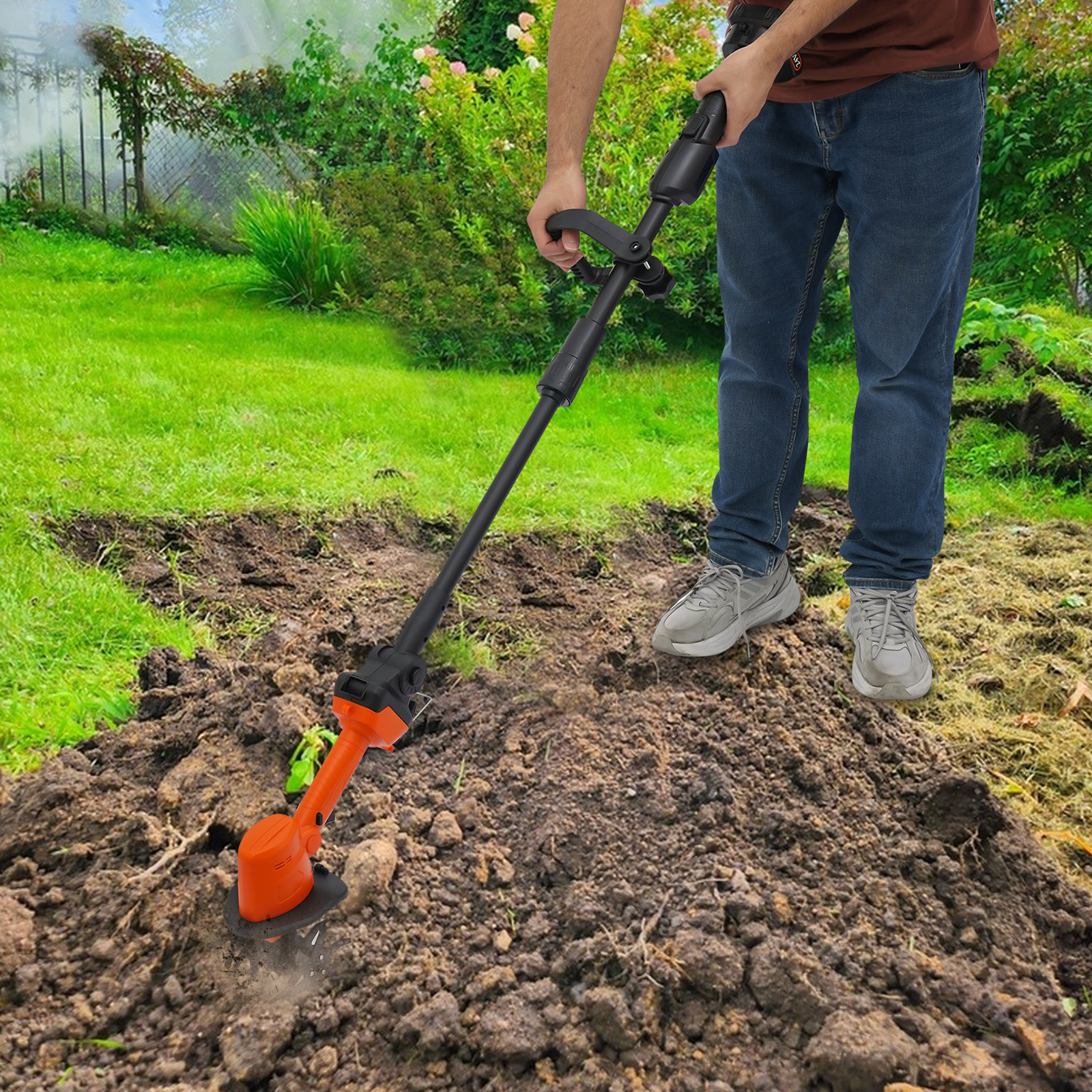 21V Cordless Mini Tiller Culti - مراجعة Garden Tiller Mini وسعره