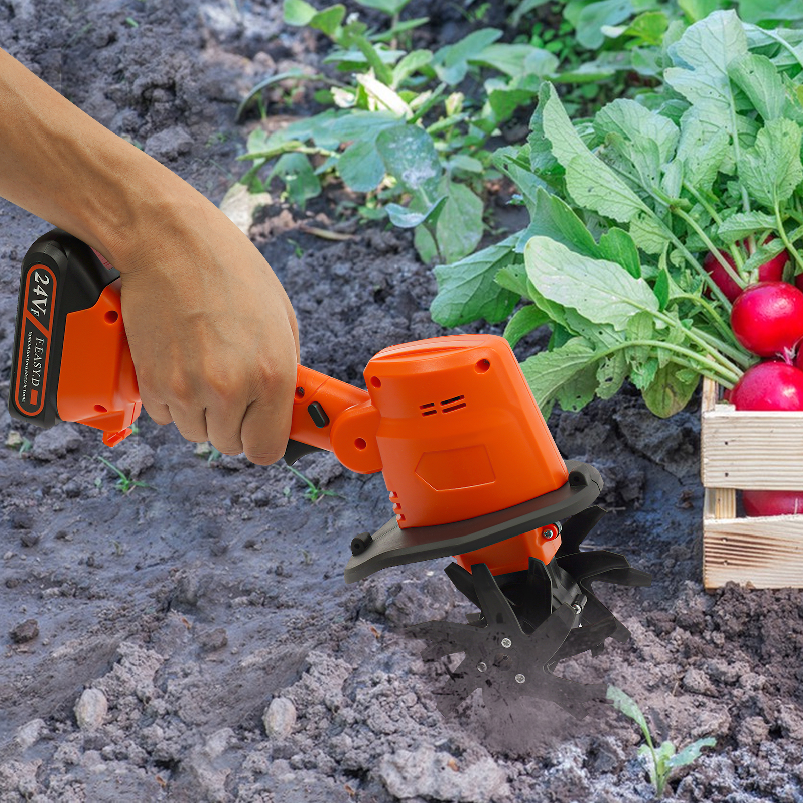 21V Cordless Mini Tiller Culti - مراجعة Garden Tiller Mini وسعره