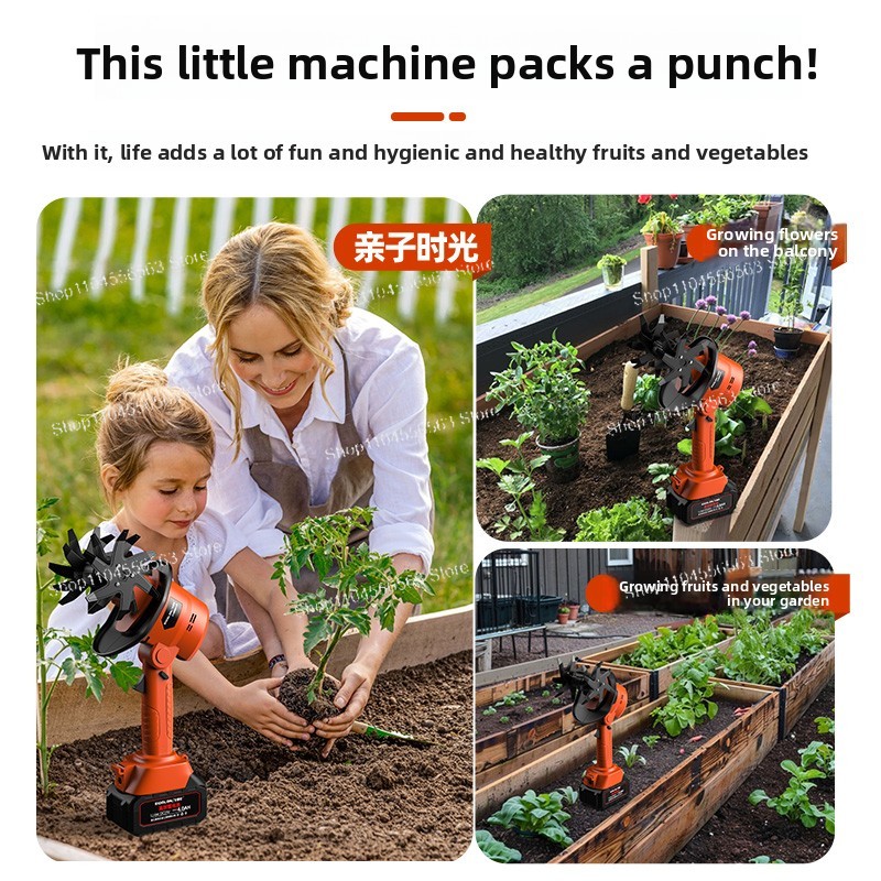 Rechargeable Mini Electric Til - مراجعة Garden Tiller Mini وسعره