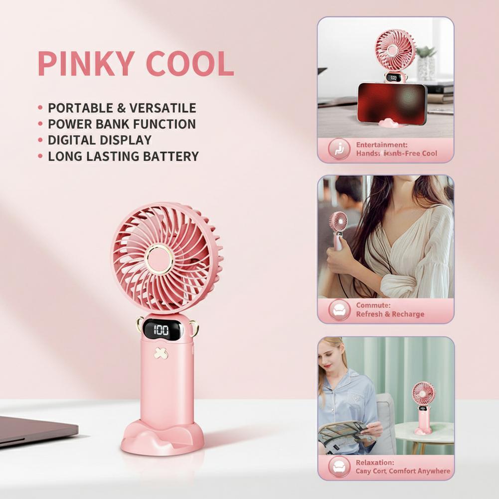 Portable Mini Fan With 6 Speed - مراجعة Outdoor Usb Power Bank وسعره