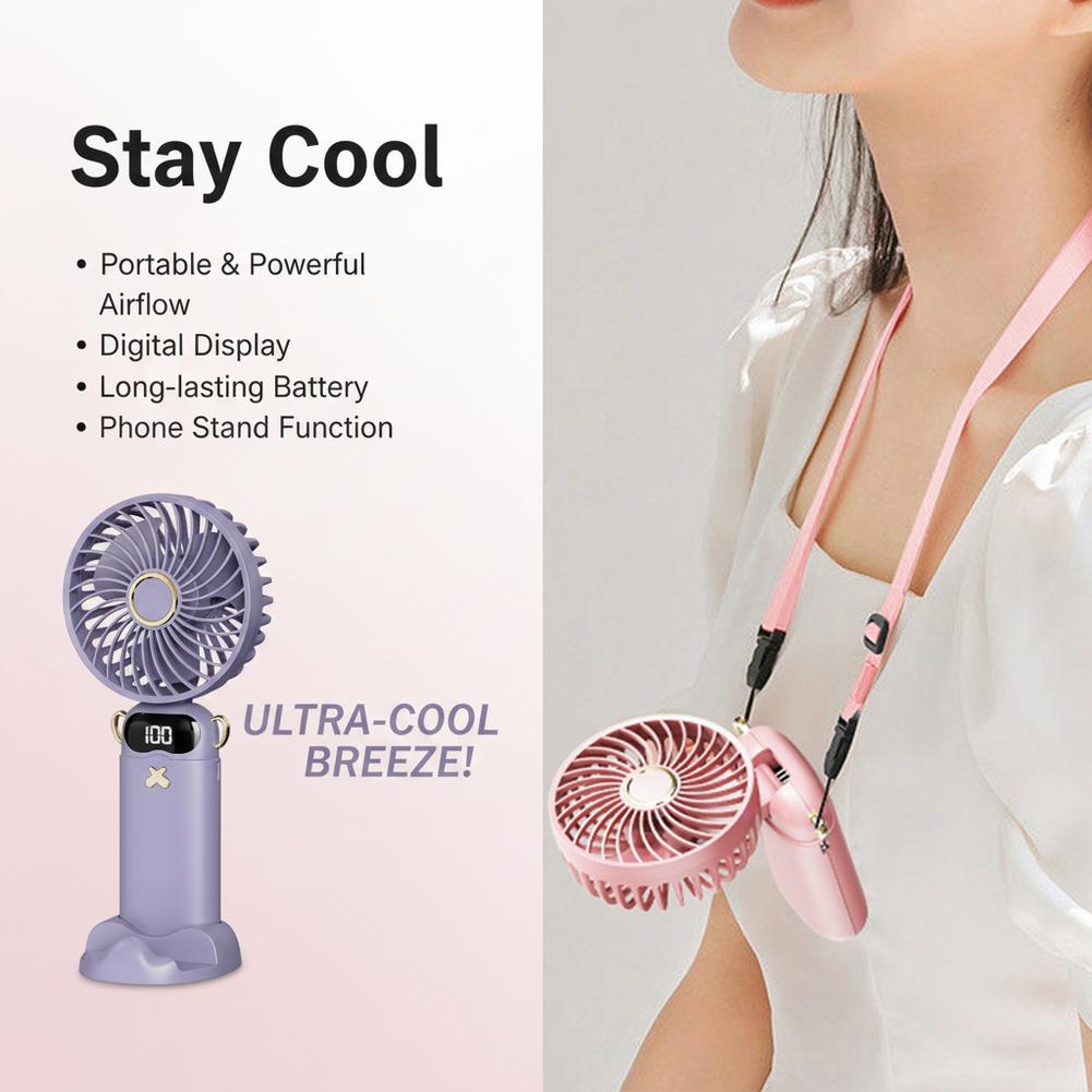 Portable Mini Fan With 6 Speed - مراجعة Outdoor Usb Power Bank وسعره