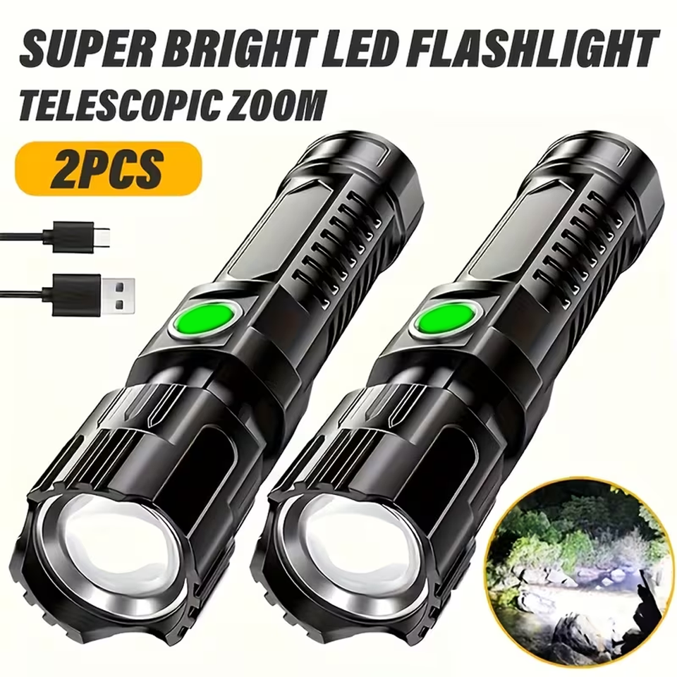 Super Bright LED Flashlight US - مراجعة Outdoor Usb Power Bank وسعره